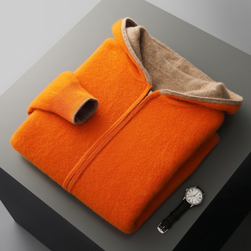 Caruso Cashmere Zip Hoodie