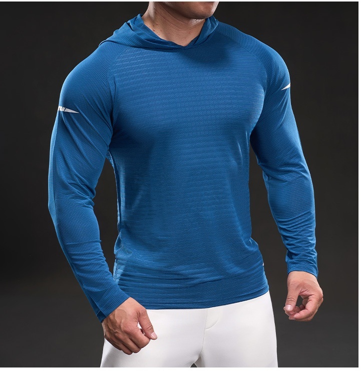 MUKAIHUO Outdoor Sports Quick-Dry Hooded Shirt