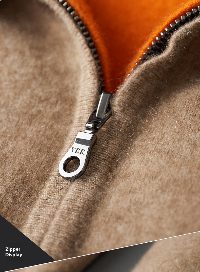 Caruso Cashmere Zip Hoodie