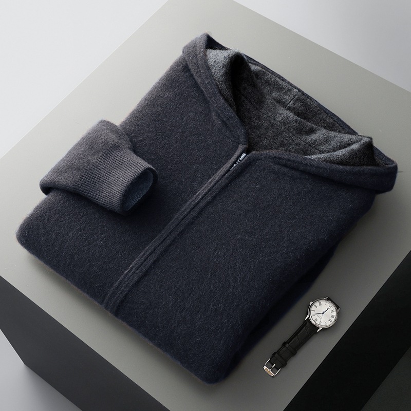 Caruso Cashmere Zip Hoodie