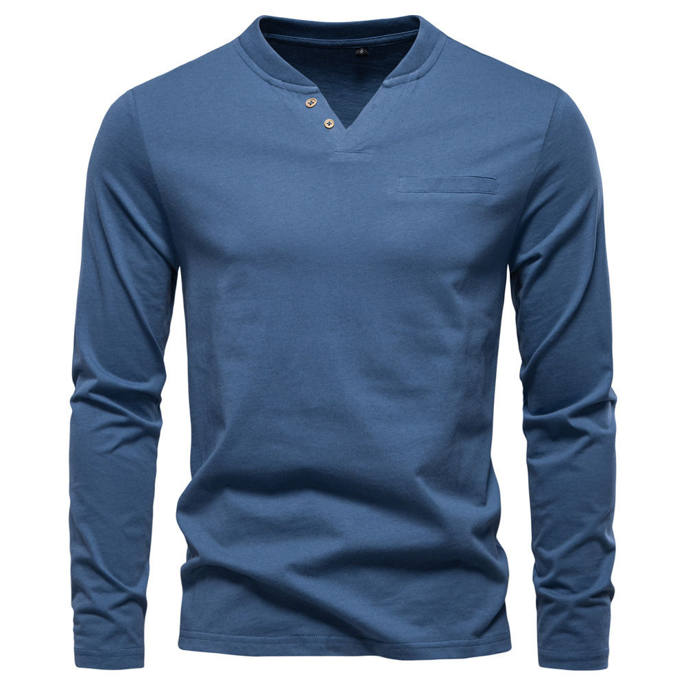 Men's V-Neck Long Sleeve