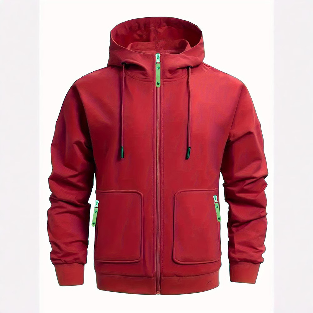 Multi-pocket Zipper Hoodie