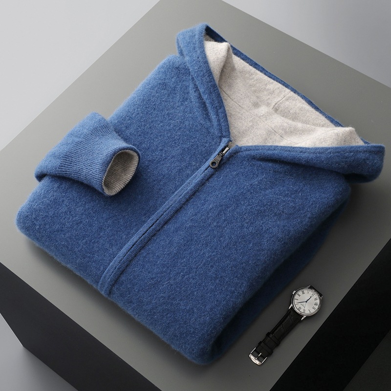 Caruso Cashmere Zip Hoodie