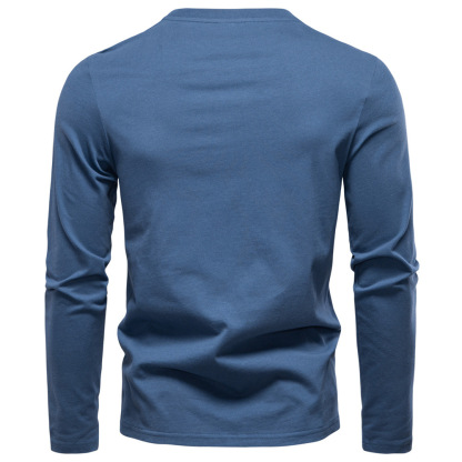 Men's V-Neck Long Sleeve