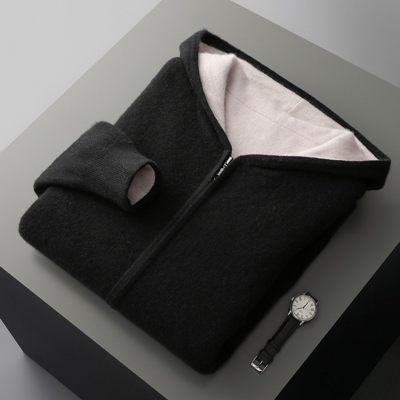 Caruso Cashmere Zip Hoodie