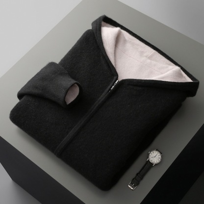 Caruso Cashmere Zip Hoodie