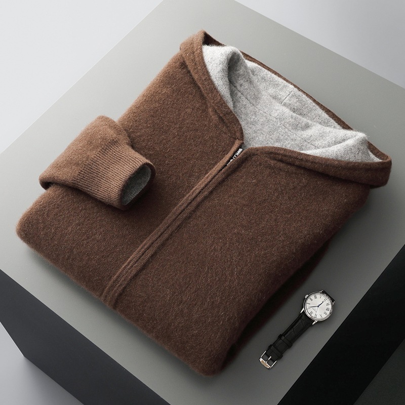 Caruso Cashmere Zip Hoodie