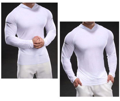 MUKAIHUO Outdoor Sports Quick-Dry Hooded Shirt