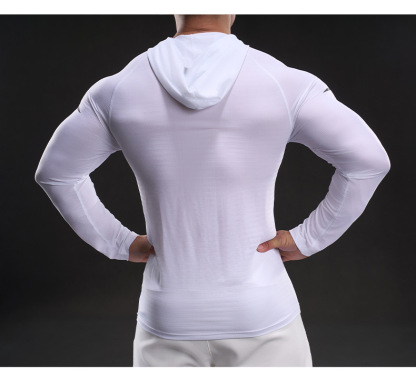 MUKAIHUO Outdoor Sports Quick-Dry Hooded Shirt