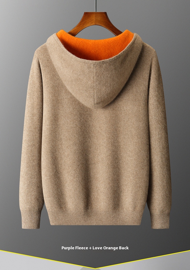 Caruso Cashmere Zip Hoodie