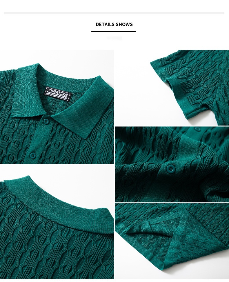 Men’s Cuban Knit Shirt – Retro Summer Vibes