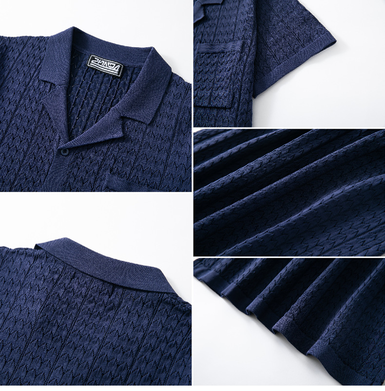 Men’s Cuban Knit Shirt – Retro Summer Vibes