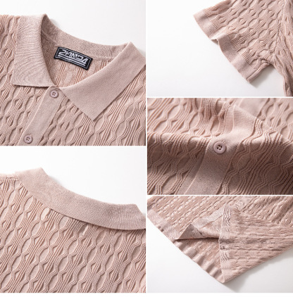 Men’s Cuban Knit Shirt – Retro Summer Vibes