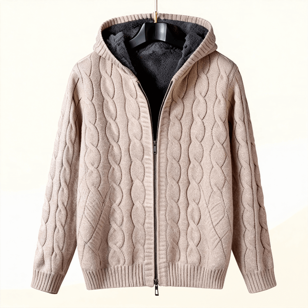 Belmont Cashmere Zip Cardigan