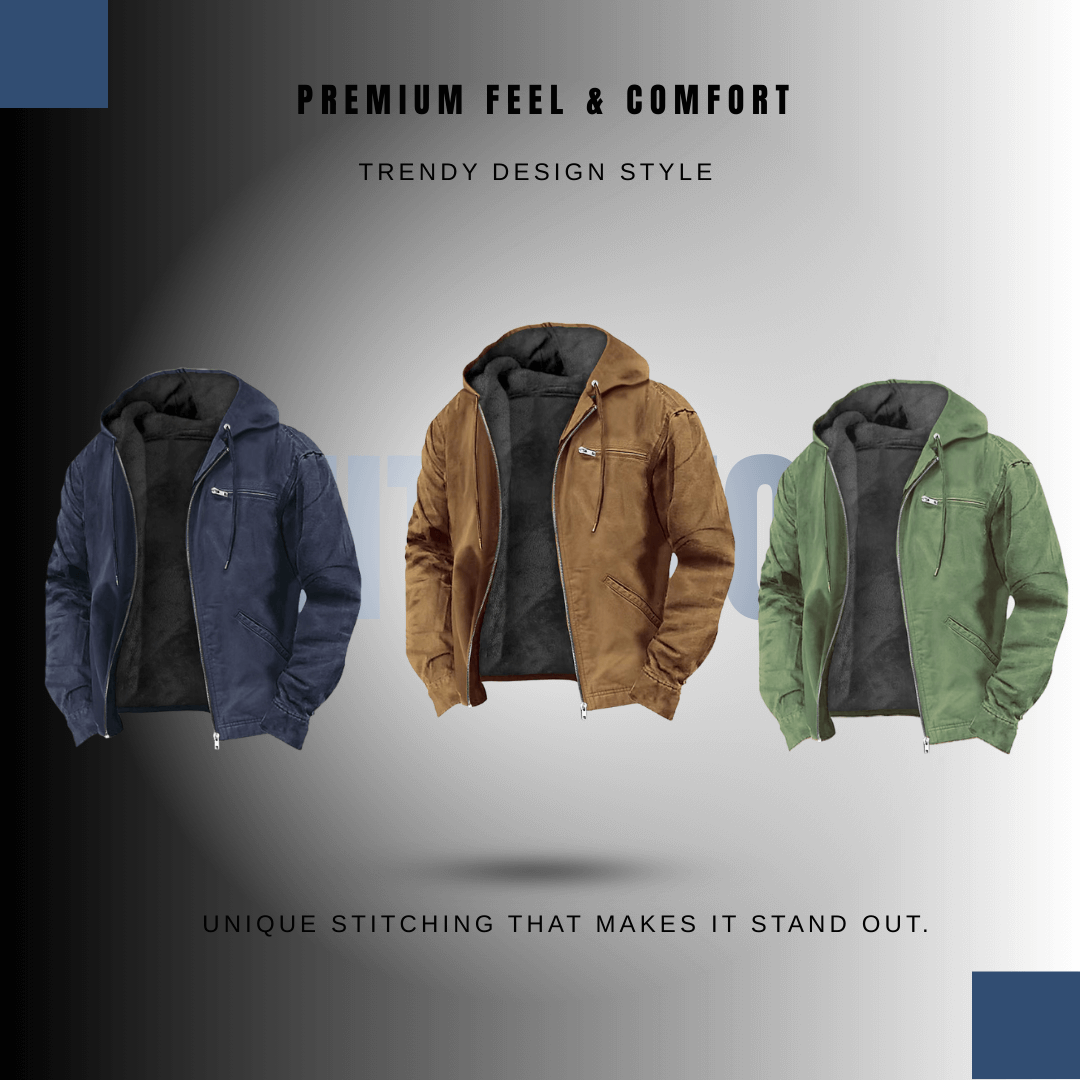 Men’s zip-up fashion jacket