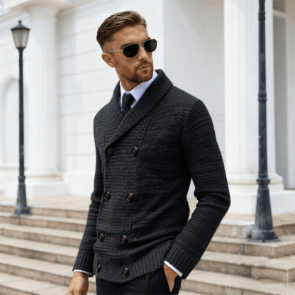 The Windsor Double-Knit Cardigan