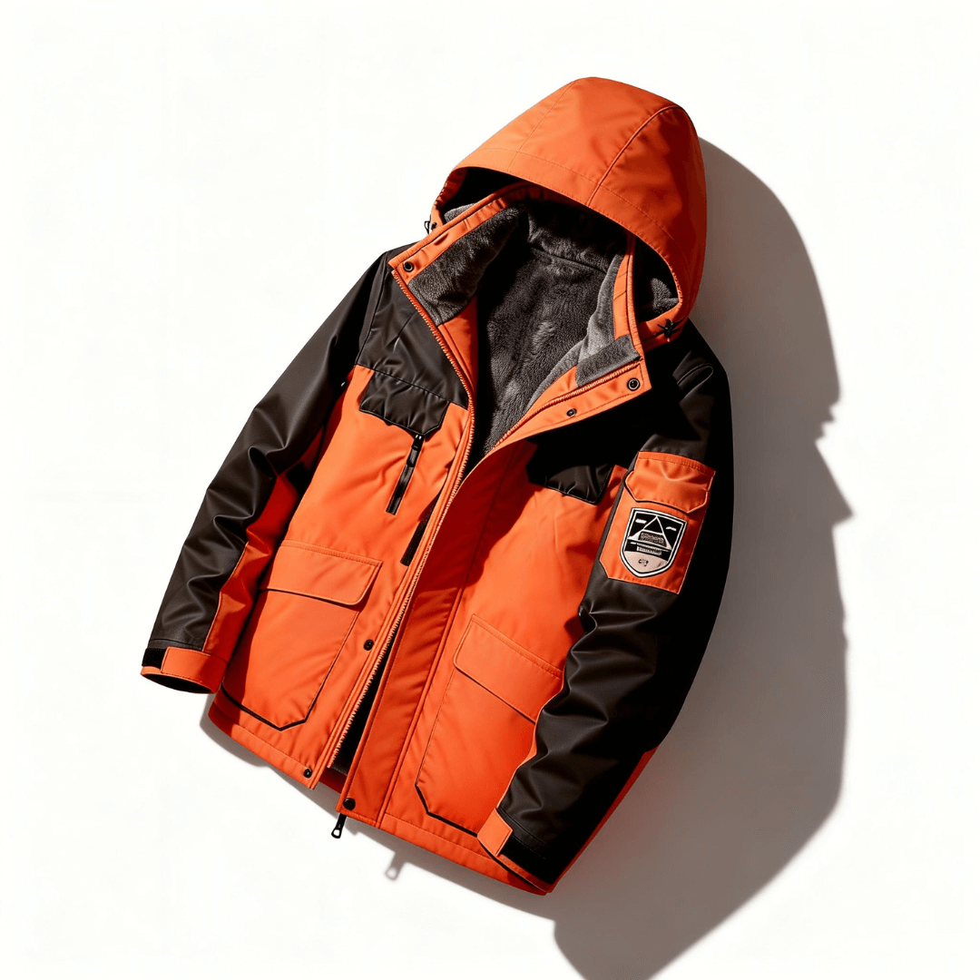 ArcticShield Fleece-Lined Shell Jacket