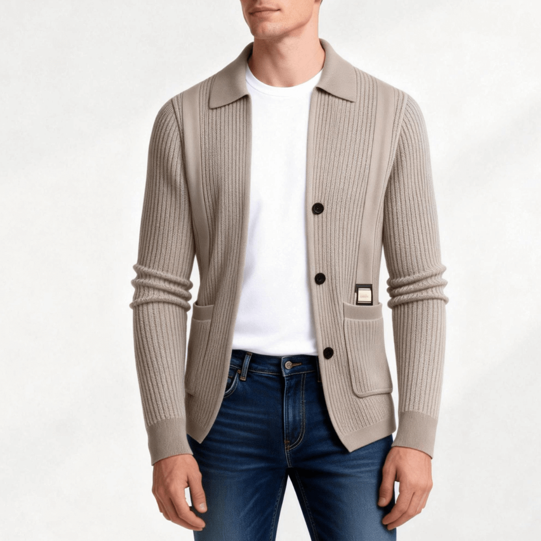 Ridgeway Cashmere Knit Cardigan