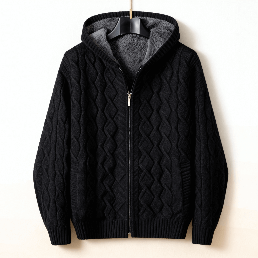 Belmont Cashmere Zip Cardigan