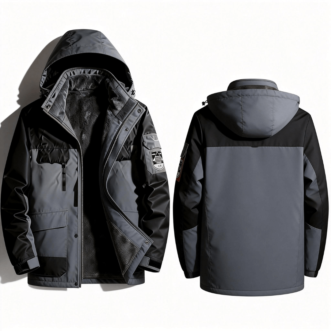 ArcticShield Fleece-Lined Shell Jacket