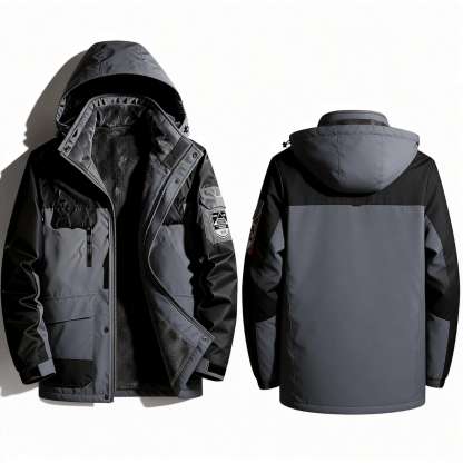 ArcticShield Fleece-Lined Shell Jacket