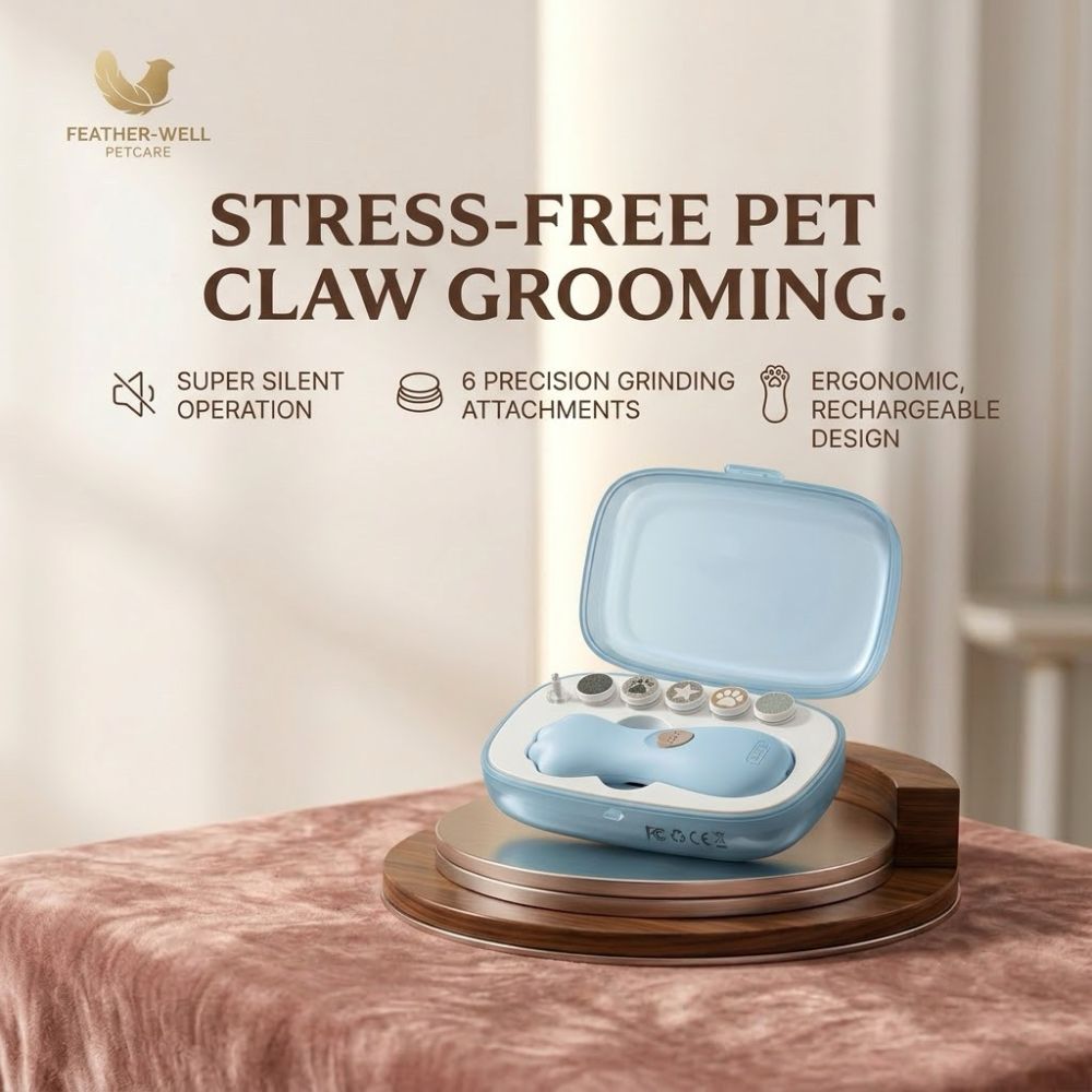 Perchfy™ 4-in-1 Versatile Avian Electric Claw Grinder & Trimmer