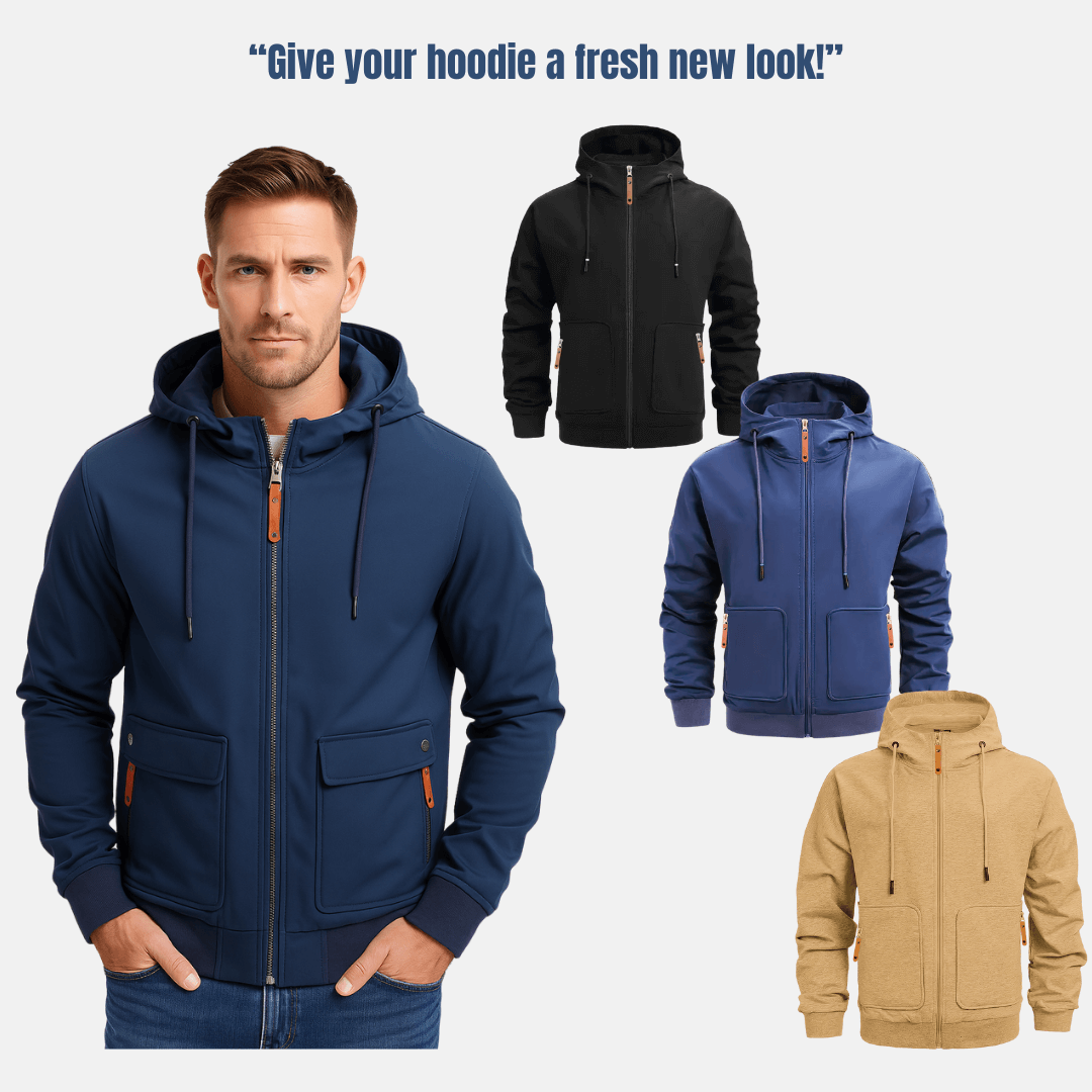 Multi-pocket Zipper Hoodie