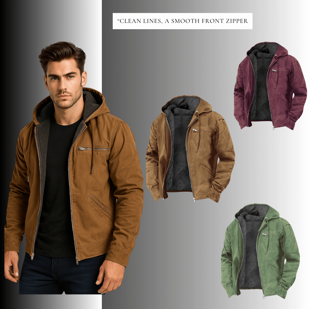 Men’s zip-up fashion jacket