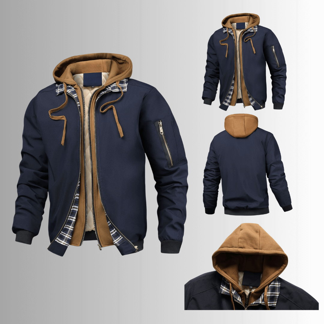 Water-, Stain-, and Wind-Resistant Casual Jacket