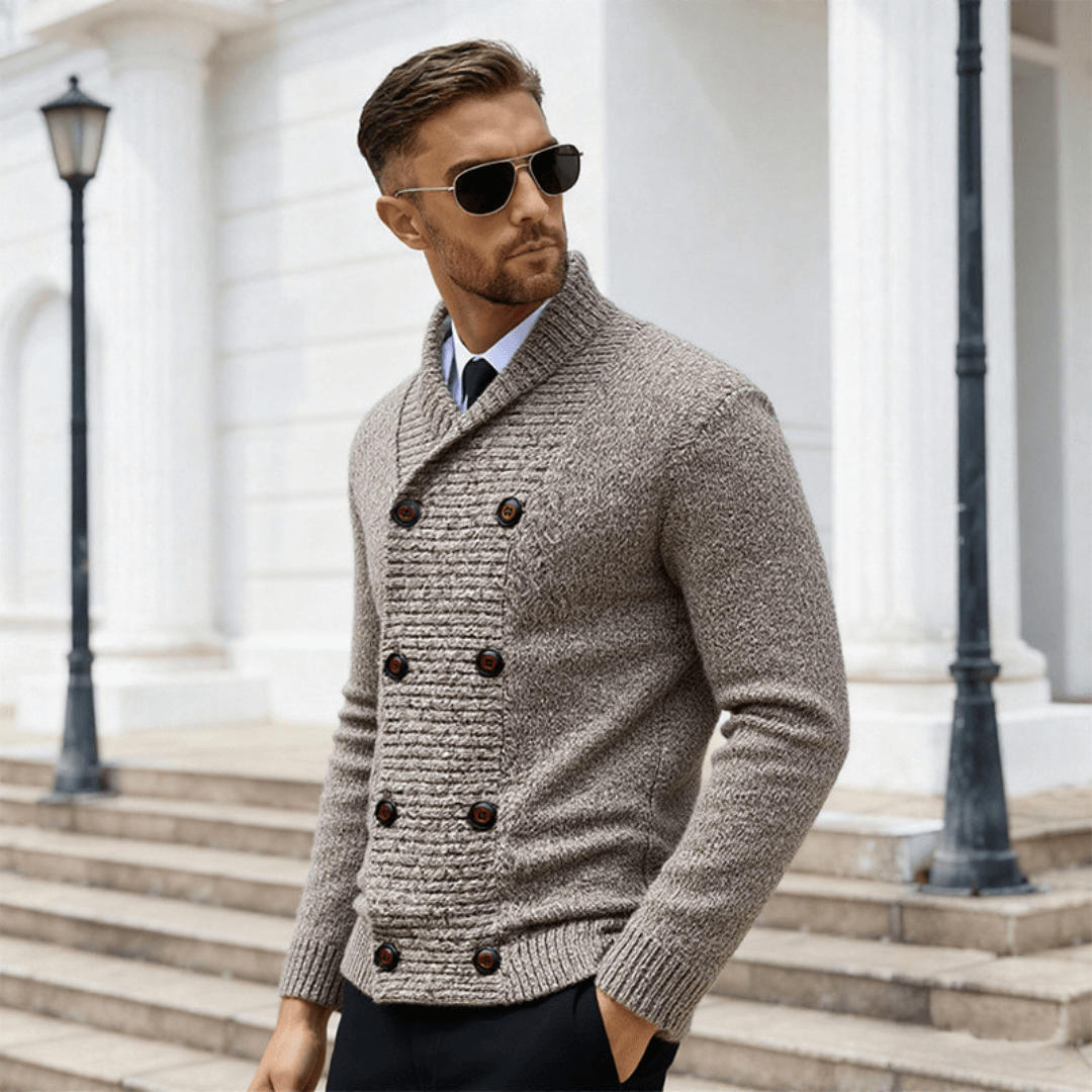 The Windsor Double-Knit Cardigan