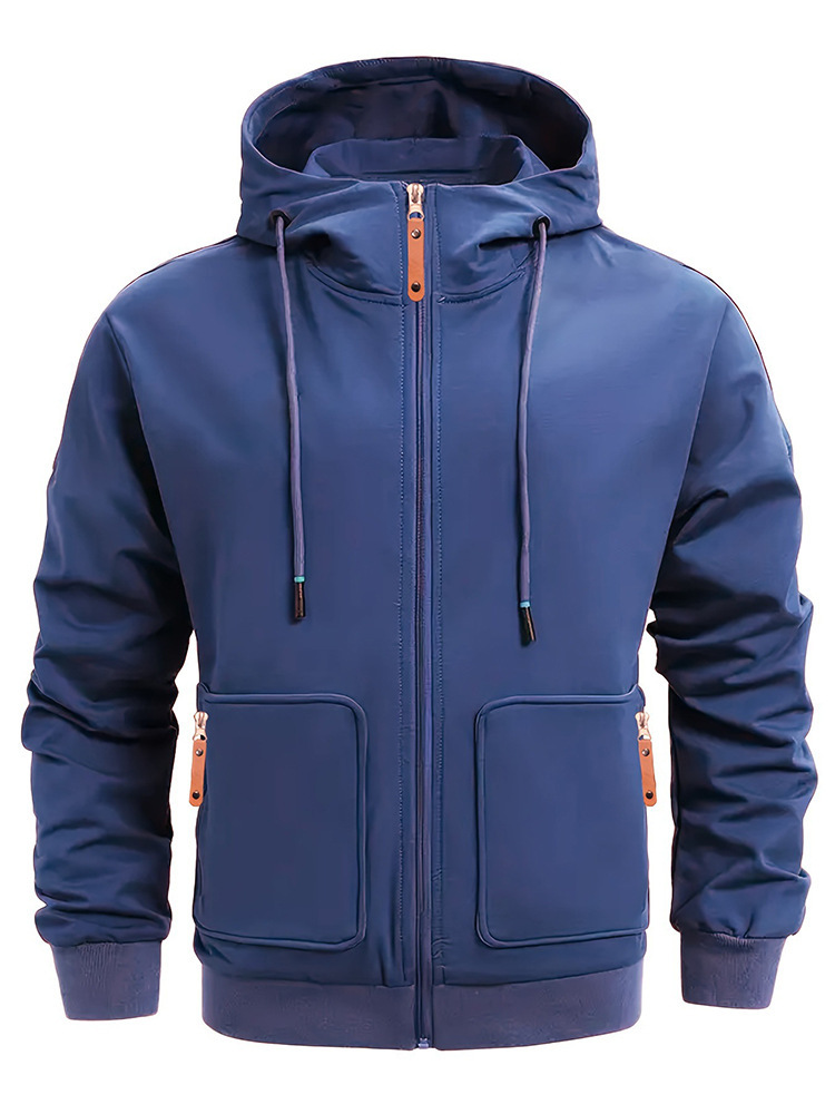 Multi-pocket Zipper Hoodie