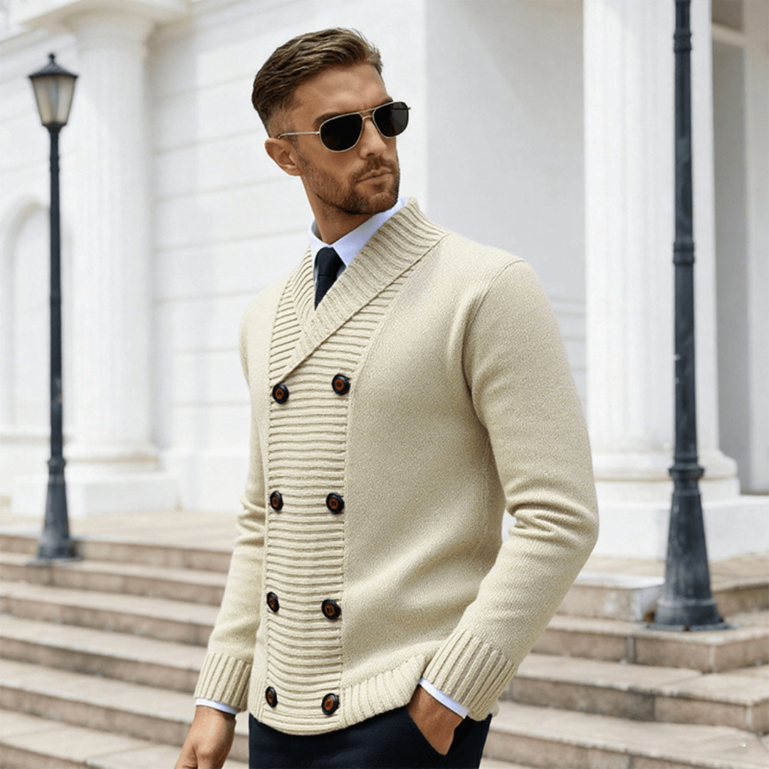 The Windsor Double-Knit Cardigan