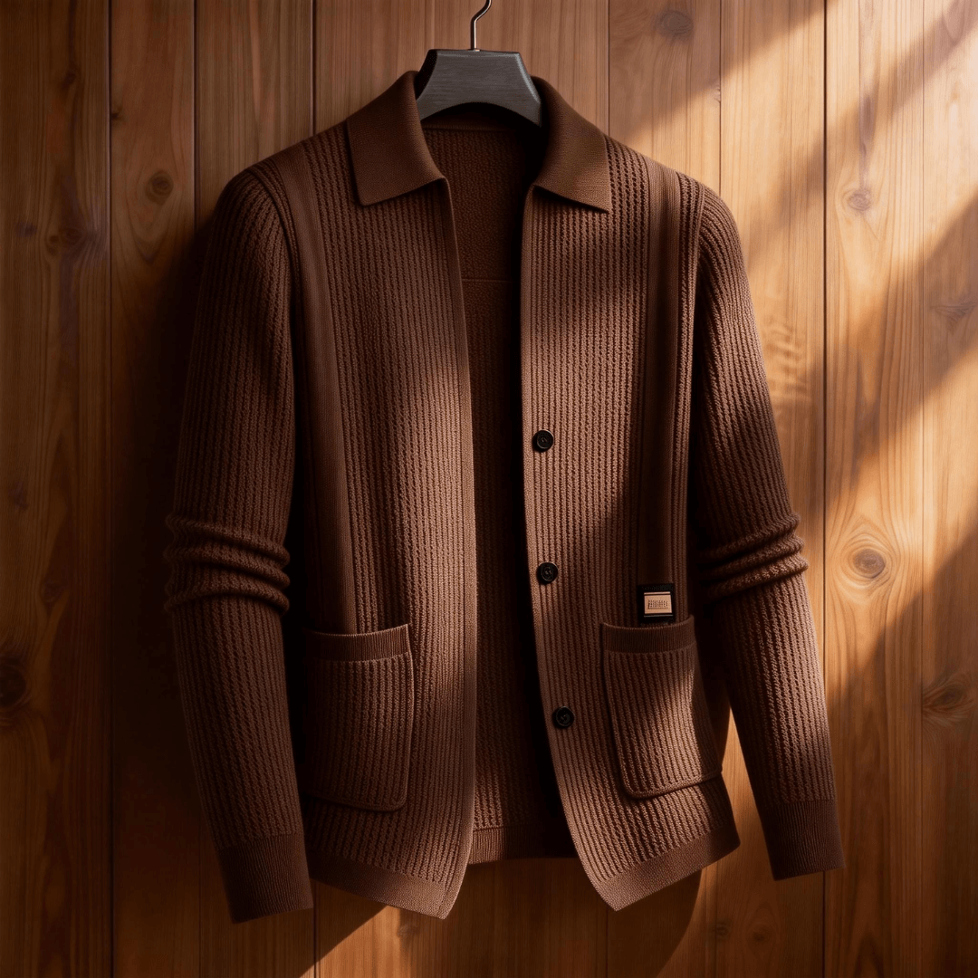 Ridgeway Cashmere Knit Cardigan