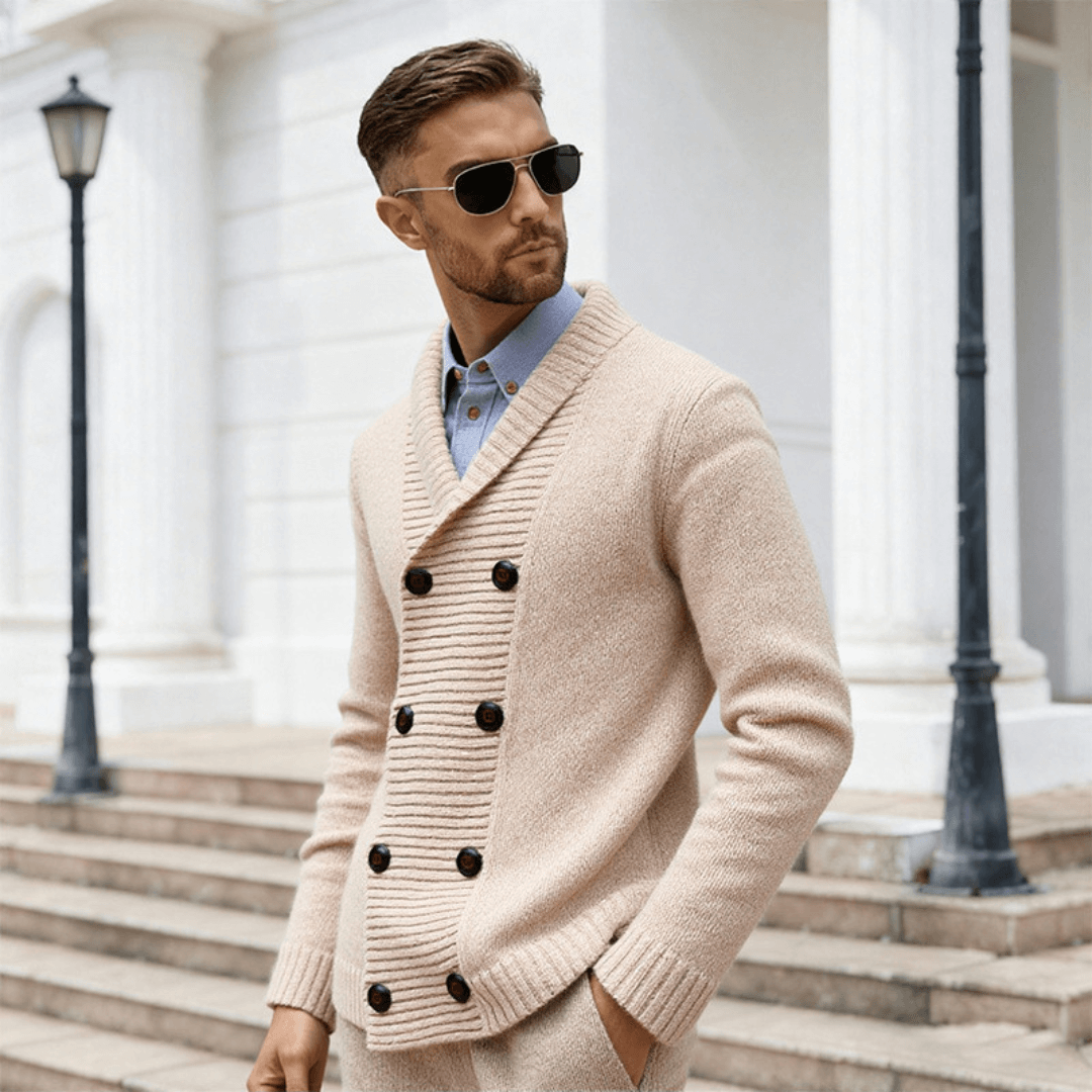 The Windsor Double-Knit Cardigan