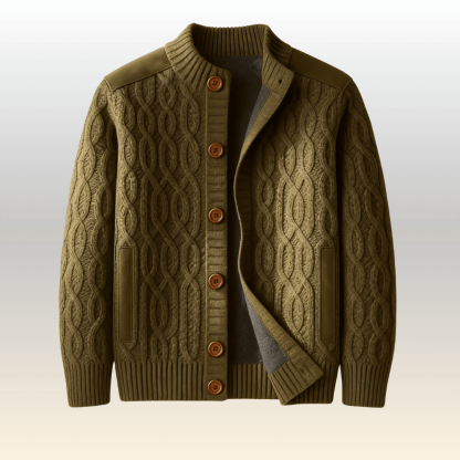 Heritage Cable Wool Cardigan