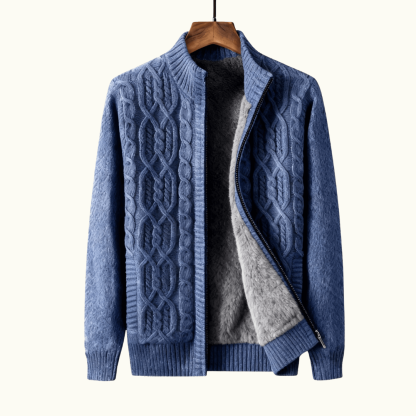 Belmont Cashmere Zip Cardigan