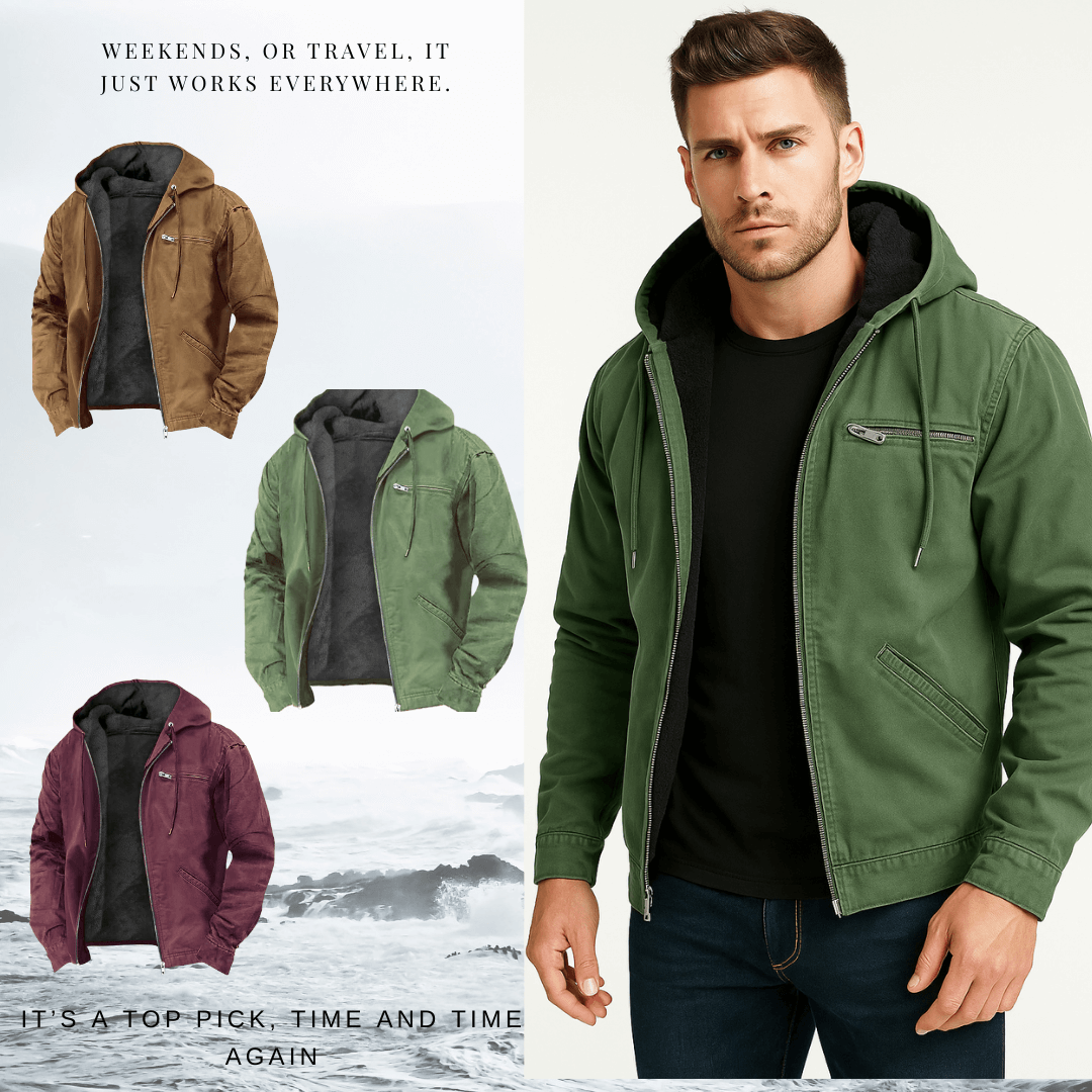 Men’s zip-up fashion jacket