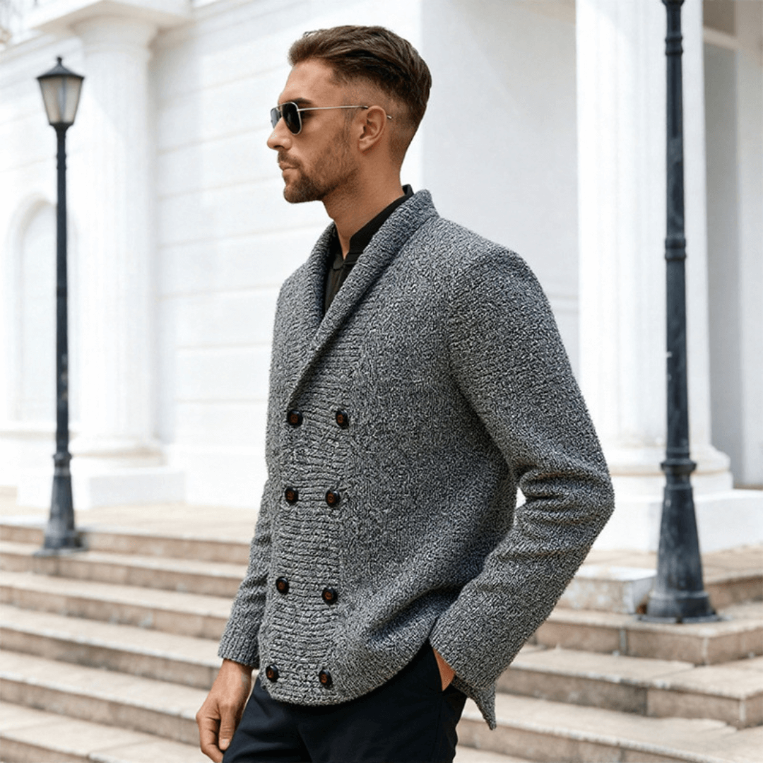 The Windsor Double-Knit Cardigan