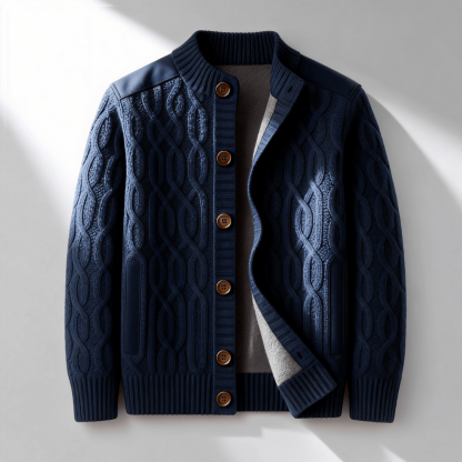 Heritage Cable Wool Cardigan
