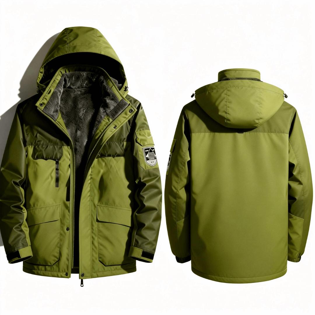 ArcticShield Fleece-Lined Shell Jacket