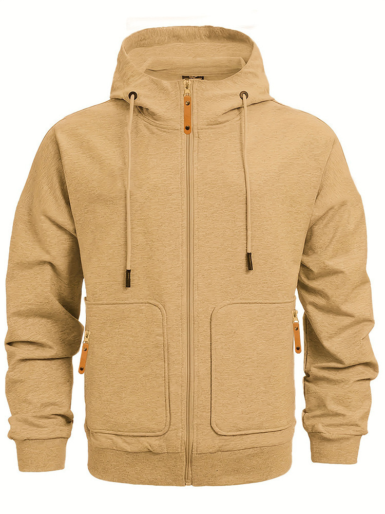 Multi-pocket Zipper Hoodie