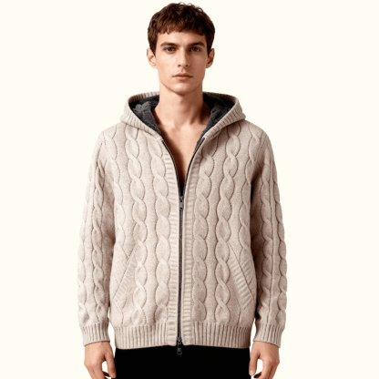 Belmont Cashmere Zip Cardigan