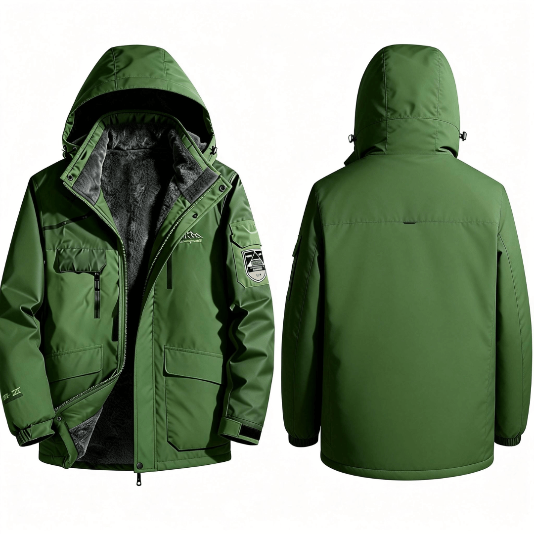 ArcticShield Fleece-Lined Shell Jacket