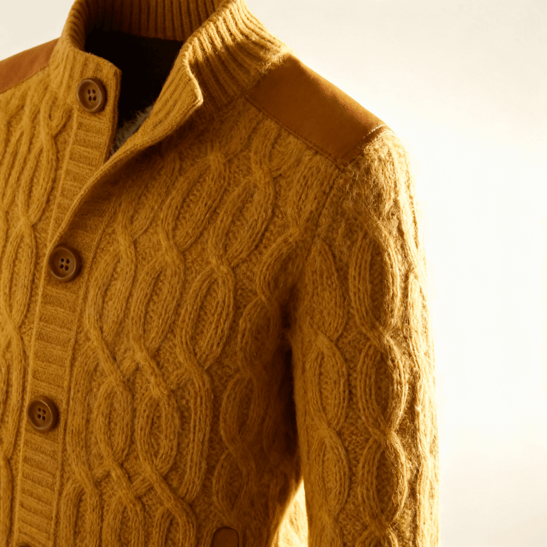 Heritage Cable Wool Cardigan