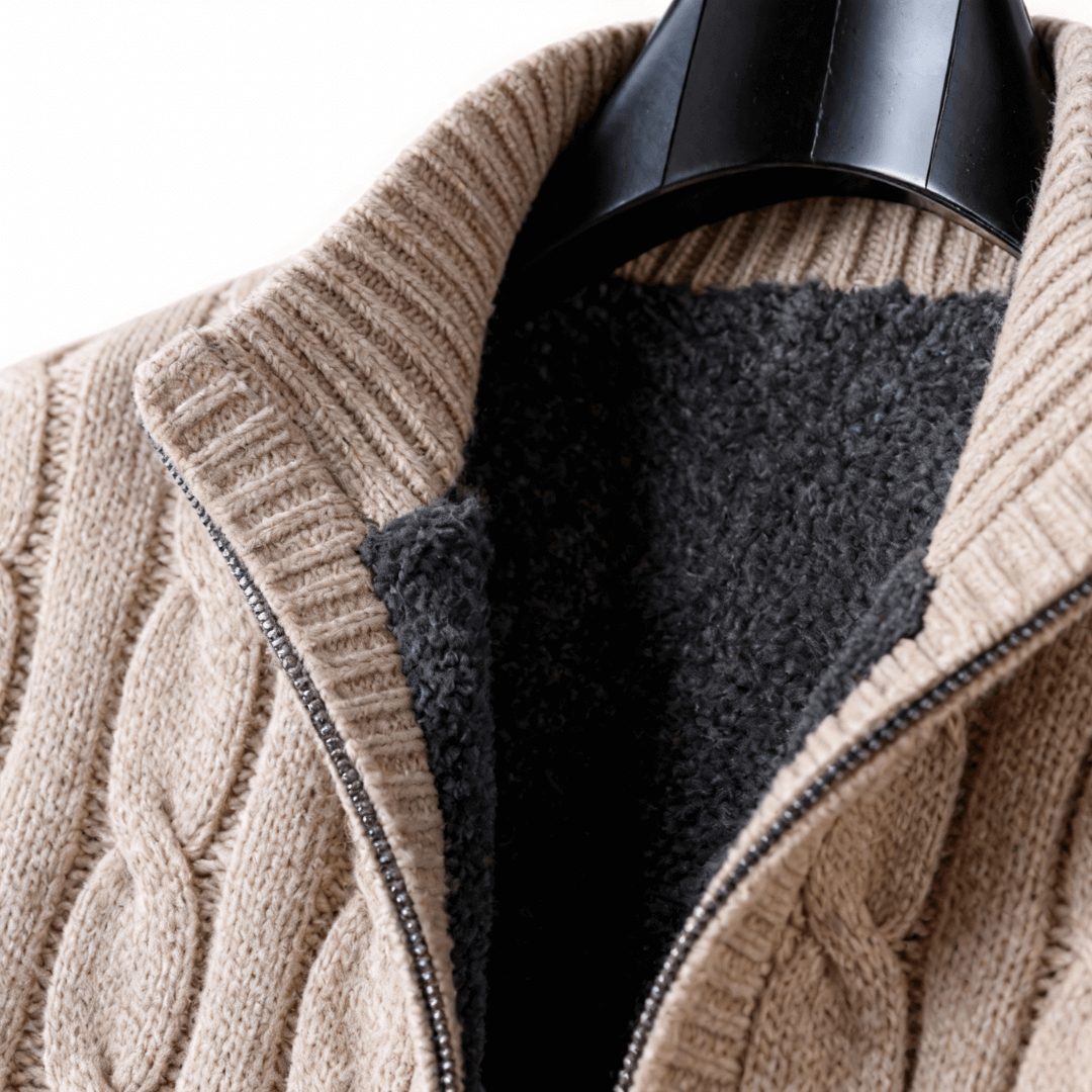 Belmont Cashmere Zip Cardigan