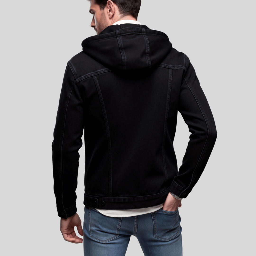 Urban Ridge Hooded Denim Jacket