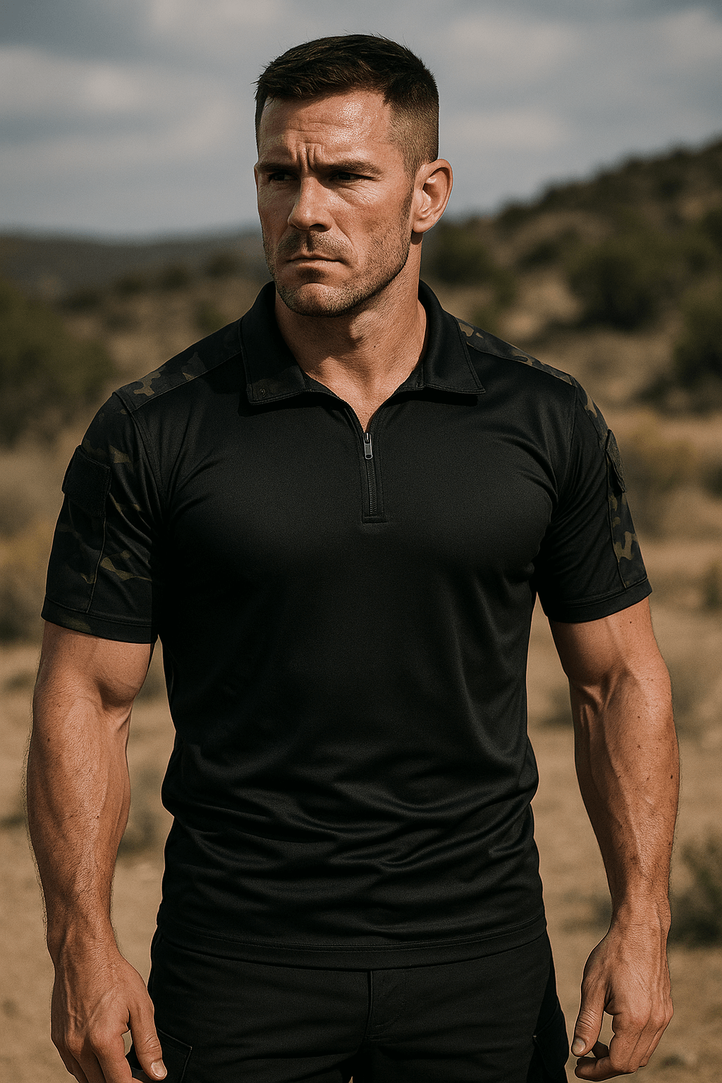 Tactical Dry-Fit Camo Shirt