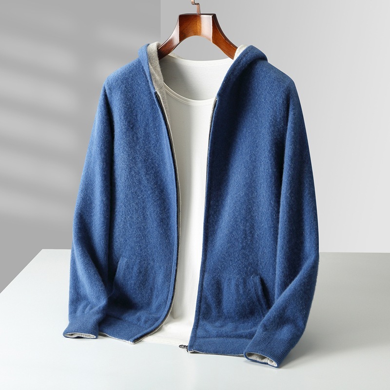 Caruso Cashmere Zip Hoodie