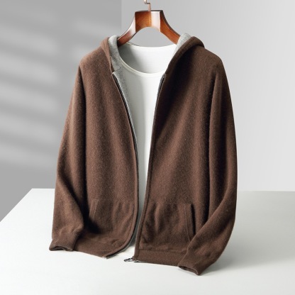 Caruso Cashmere Zip Hoodie