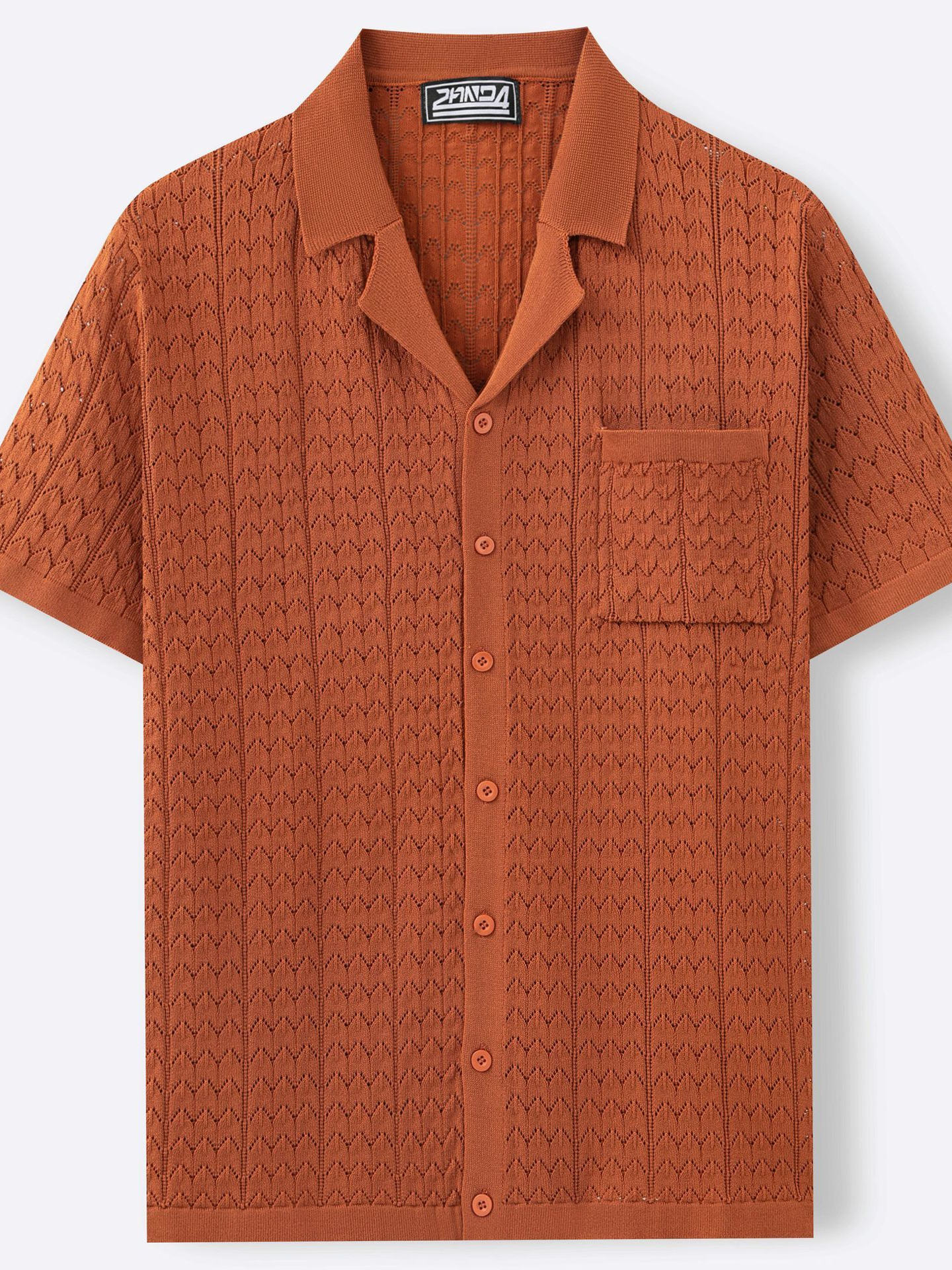 Men’s Cuban Knit Shirt – Retro Summer Vibes